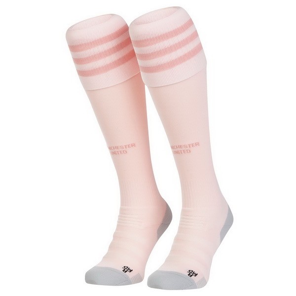 Calcetines Manchester United Replica Segunda Ropa 2018/19 Rosa